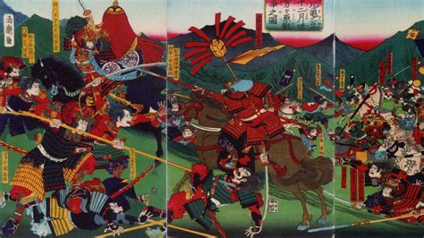 Sekigaharan taistelun 1600samuraiarmeijat ja Tokugawa Ieyashin voitto